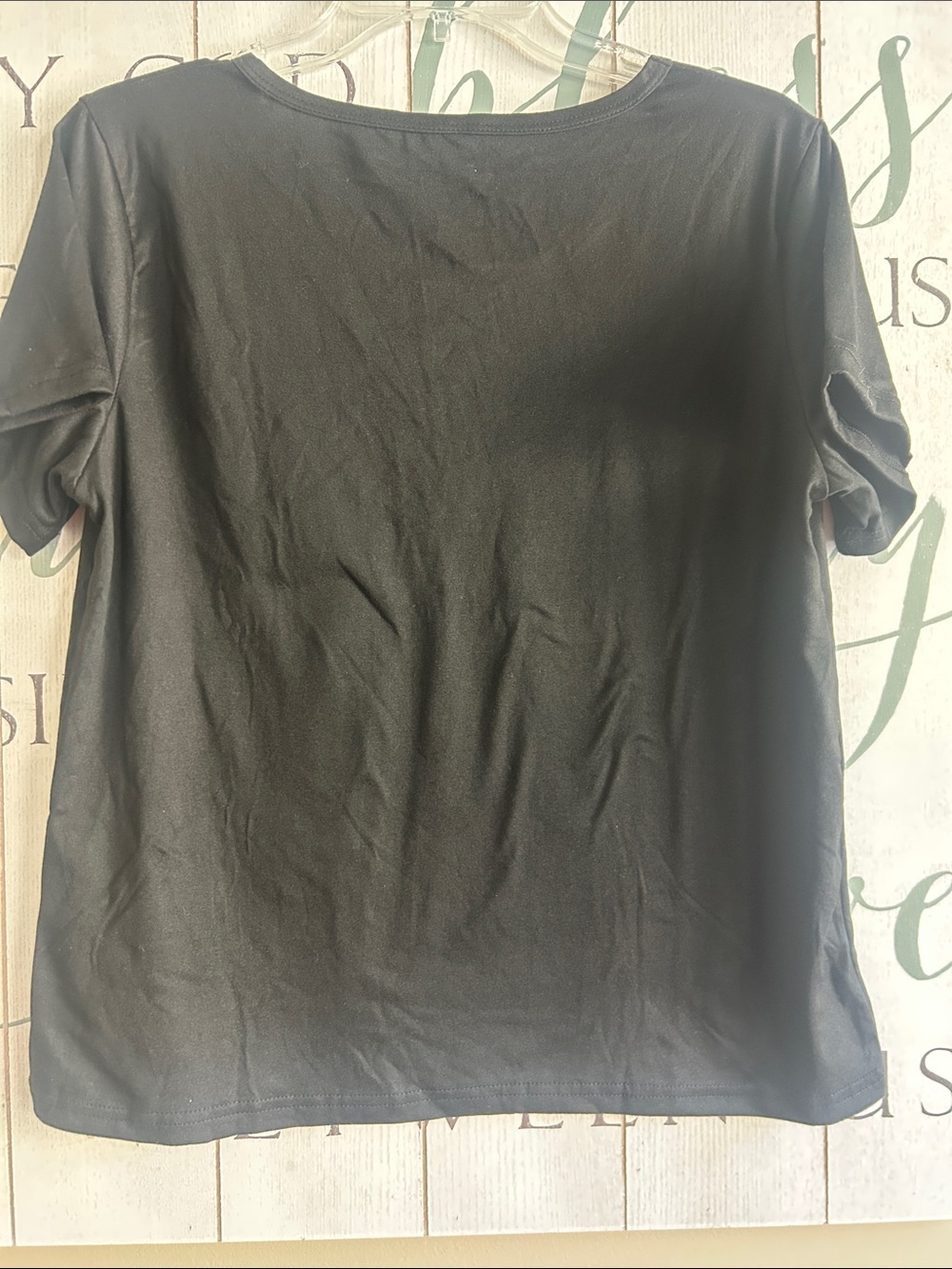 Good Night Women's Black Graphic Tee size small - Picture 3 of 3